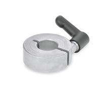 GN 706.4 Semi Split Stainless Steel Set Collar with Adjustable Hand Lever